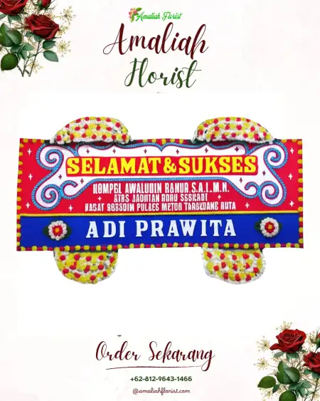 Papan Bunga Ucapan Selamat Kapor