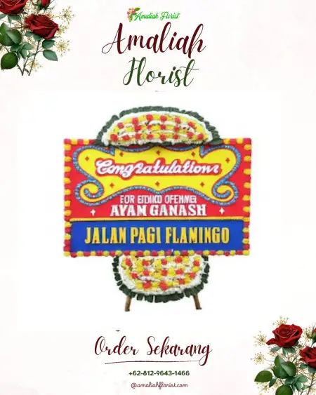Sewa Papan Bunga Kapor